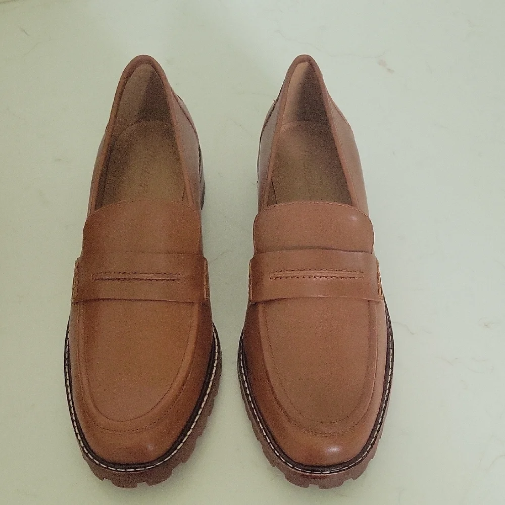 Madewell Leather Loafers in Dried Maple - Picture 3 of 7